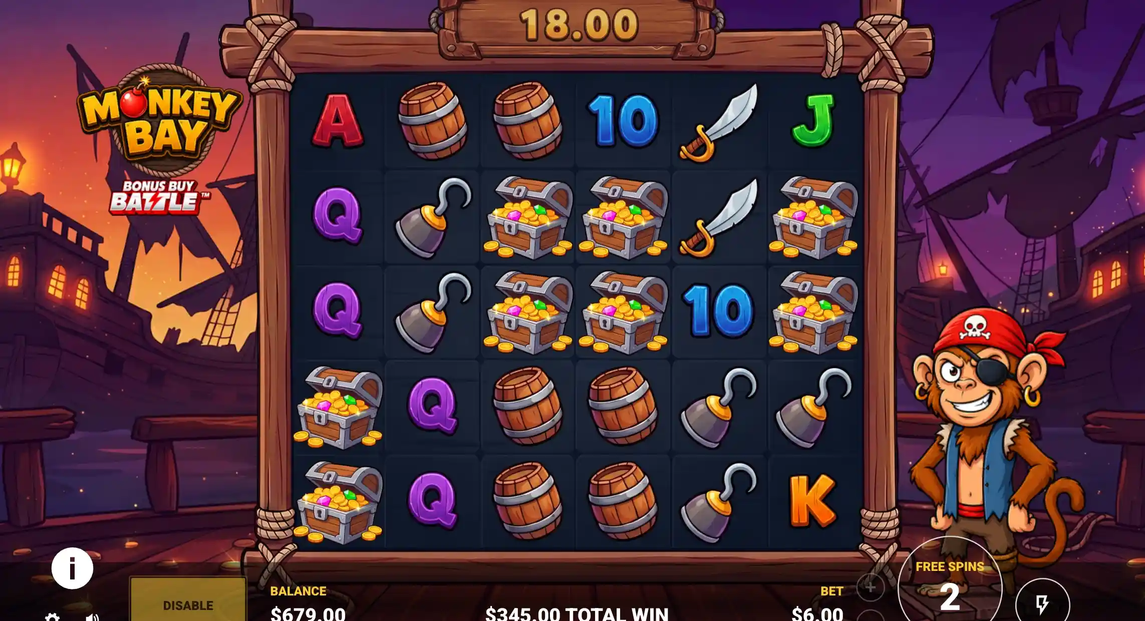 Symbols and Paytable